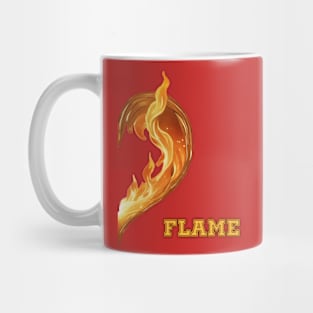 1/2 Heart flame Boys Mug